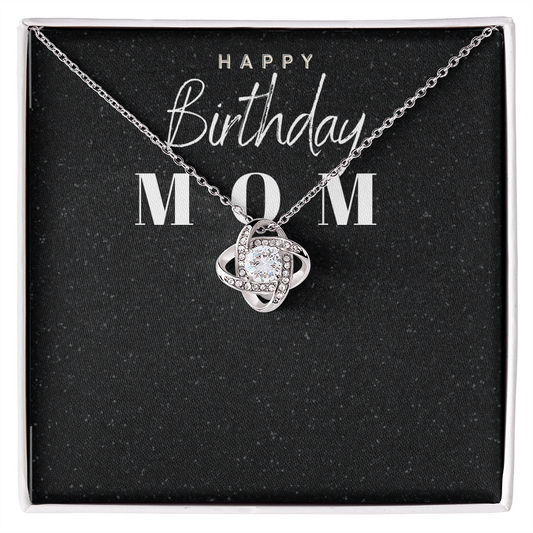 Silver Elegant Birthday Necklace for Mom – A Timeless Gift of Love